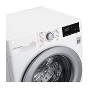 LG Lavatrice 8kg AI DD™ | Serie V3 Classe B | 1400 giri, Lavaggio a vapore, Inverter Direct Drive | White, F4WV308S4B