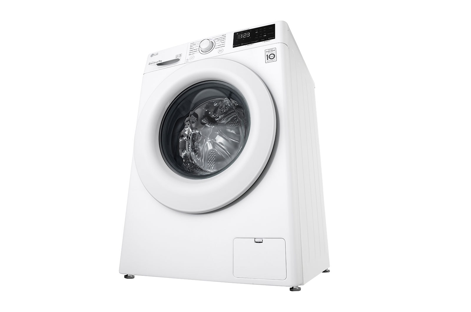 LG Lavatrice 9kg AI DD™ | Serie V3 Classe B | 1400 giri, Inverter Direct Drive, Smart Diagnosis | White, F4WV309N3E