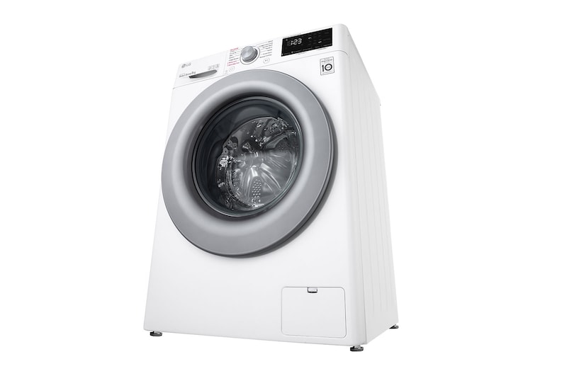 LG Lavatrice 9kg AI DD™ | Serie V3 Classe B | 1400 giri, Lavaggio a vapore, Inverter Direct Drive | White, F4WV309S4E