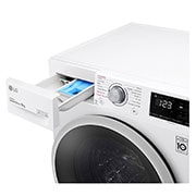 LG Lavatrice 9kg AI DD™ | Serie V3 Classe B | 1400 giri, Lavaggio a vapore, Allergy Care | White, F4WV309SIL