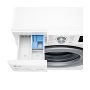 LG Lavatrice 10,5kg AI DD™ | Serie V3 Classe B | 1400 giri, Lavaggio a vapore, Inverter Direct Drive | White, F4WV310S4E