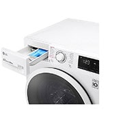 LG Lavatrice 10,5kg AI DD™ | Serie V3 Classe B | 1400 giri, Lavaggio a vapore, Inverter Direct Drive | White, F4WV310STE