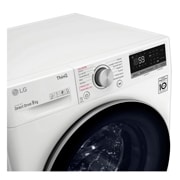 LG Lavatrice 9kg AI DD™ | Serie V5 Classe B | 1400 giri, TurboWash, Lavaggio a vapore, Wi-Fi | White, F4WV509S1E