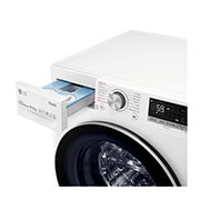 LG Lavatrice 9kg AI DD™ | Serie V5 Classe B | 1400 giri, TurboWash, Autodosaggio, Vapore, Wi-Fi | White, F4WV509S1EA