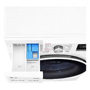 LG Lavatrice 10,5kg AI DD™ | Serie V5 Classe B | 1400 giri, TurboWash, Lavaggio a vapore, Wi-Fi | White, F4WV510S0E