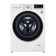 LG Lavatrice 10,5kg AI DD™ | Serie V5 Classe B | 1400 giri, TurboWash, Lavaggio a vapore, Wi-Fi | White, F4WV510S1E