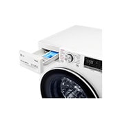 LG Lavatrice 10,5kg AI DD™ | Serie V5 Classe B | 1400 giri, TurboWash, Lavaggio a vapore, Wi-Fi | White, F4WV510S1E