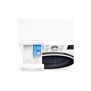 LG Lavatrice 12kg AI DD™ | Serie V5 Classe B | 1400 giri, TurboWash, Lavaggio a vapore, Wi-Fi | White, F4WV512S0E