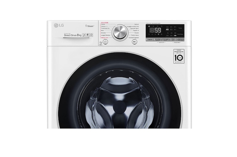 LG Lavatrice Smart AI DD™ TurboWash™ 8 kg Classe energetica A+++ -40% Tecnologia Steam™, F4WV608S1