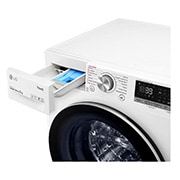 LG Lavatrice 9kg AI DD™ | Serie V7 Classe A/A/A | 1400 giri, TurboWash 360, Lavaggio a vapore, Wi-Fi | White, F4WV709S1E