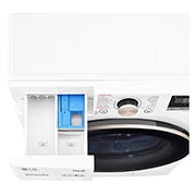 LG Lavatrice 9kg AI DD™ | Serie V7 Classe A-10%* | 1600 giri, TurboWash 360, Lavaggio a vapore, Wi-Fi | White, F6WV709SGA