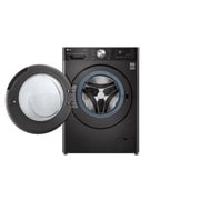 LG Lavatrice 10,5kg AI DD™ | Serie V9 Classe A | 1600 giri, TurboWash 360, Autodosaggio, Vapore antipiega, Wi-Fi | Black Steel, F6WV910P2SA