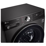 LG Lavatrice 10,5kg AI DD™ | Serie V9 Classe A | 1600 giri, TurboWash 360, Autodosaggio, Vapore antipiega, Wi-Fi | Black Steel, F6WV910P2SA