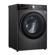 LG Lavatrice 10,5kg AI DD™ | Serie V9 Classe A | 1600 giri, TurboWash 360, Autodosaggio, Vapore antipiega, Wi-Fi | Black Steel, F6WV910P2SA