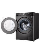 LG Lavatrice 10,5kg AI DD™ | Serie V9 Classe A | 1600 giri, TurboWash 360, Autodosaggio, Vapore antipiega, Wi-Fi | Black Steel, F6WV910P2SA