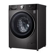 LG Lavatrice 10,5kg AI DD™ | Serie V9 Classe A | 1600 giri, TurboWash 360, Autodosaggio, Vapore antipiega, Wi-Fi | Black Steel, F6WV910P2SA