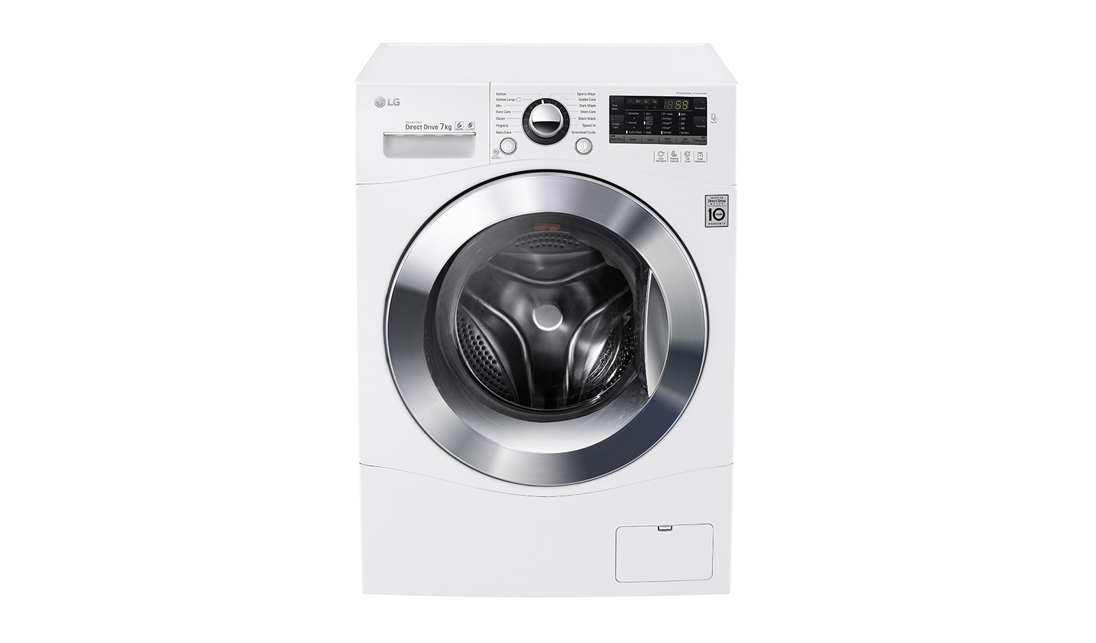 LG Lavatrice Slim TurboWash™ 7 Kg Oblò Cromato, FH2A8HDN2