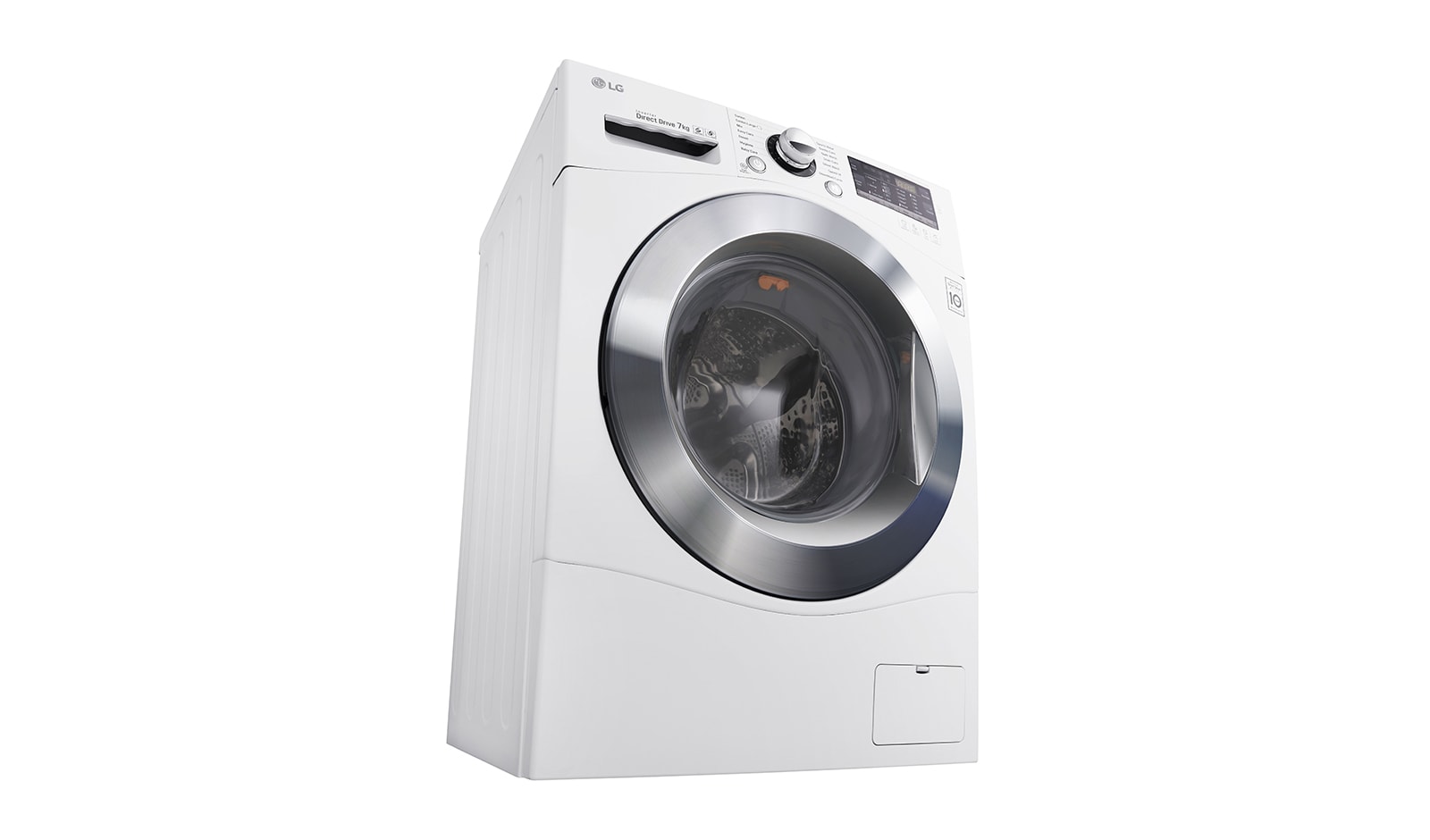 LG Lavatrice Slim TurboWash™ 7 Kg Oblò Cromato, FH2A8HDN2