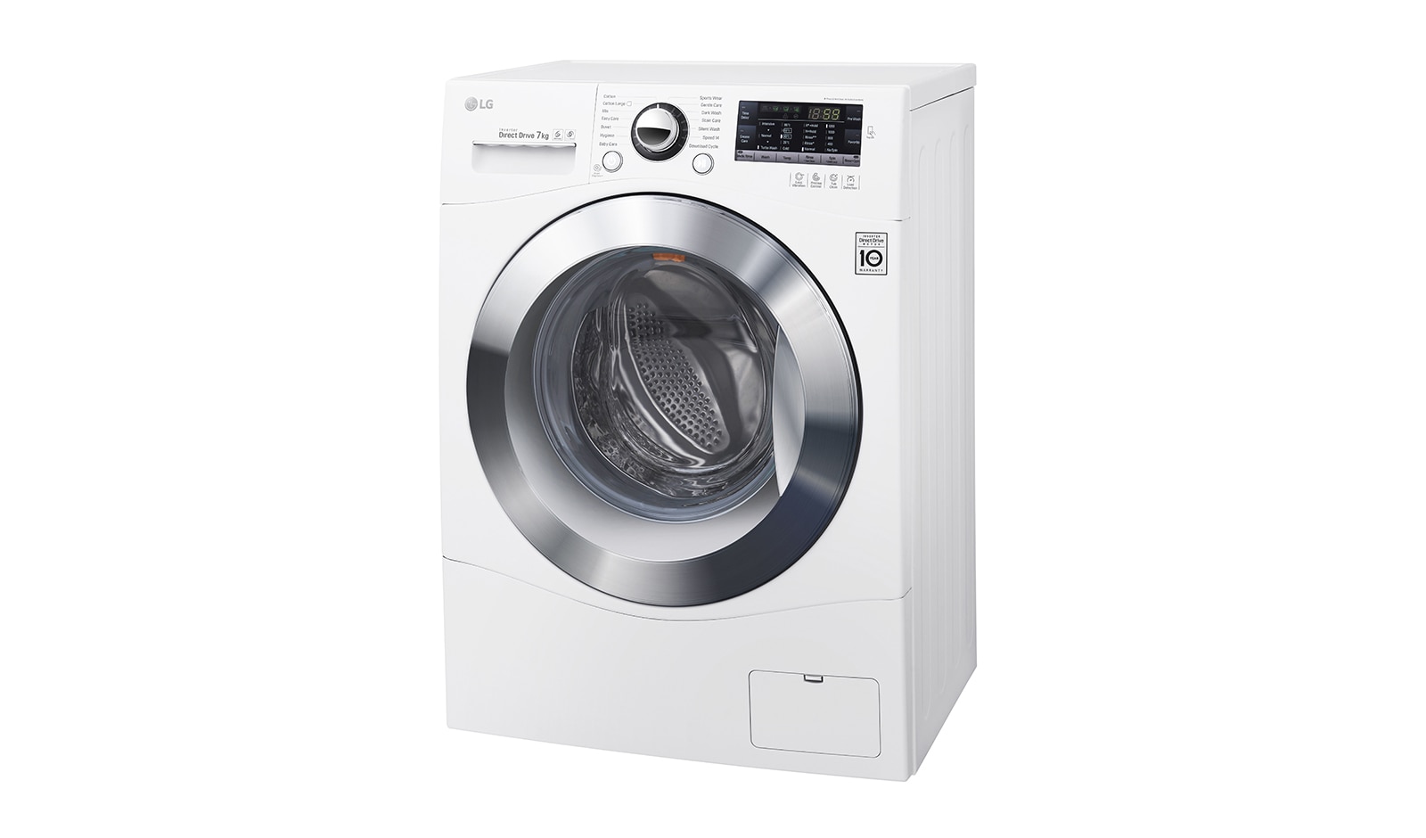 LG Lavatrice Slim TurboWash™ 7 Kg Oblò Cromato, FH2A8HDN2