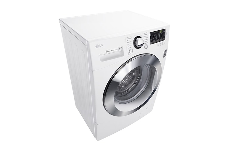 LG Lavatrice Slim TurboWash™ 7 Kg Oblò Cromato, FH2A8HDN2