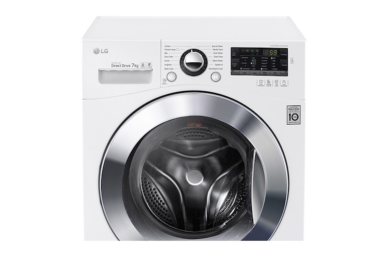 LG Lavatrice Slim TurboWash™ 7 Kg Oblò Cromato, FH2A8HDN2