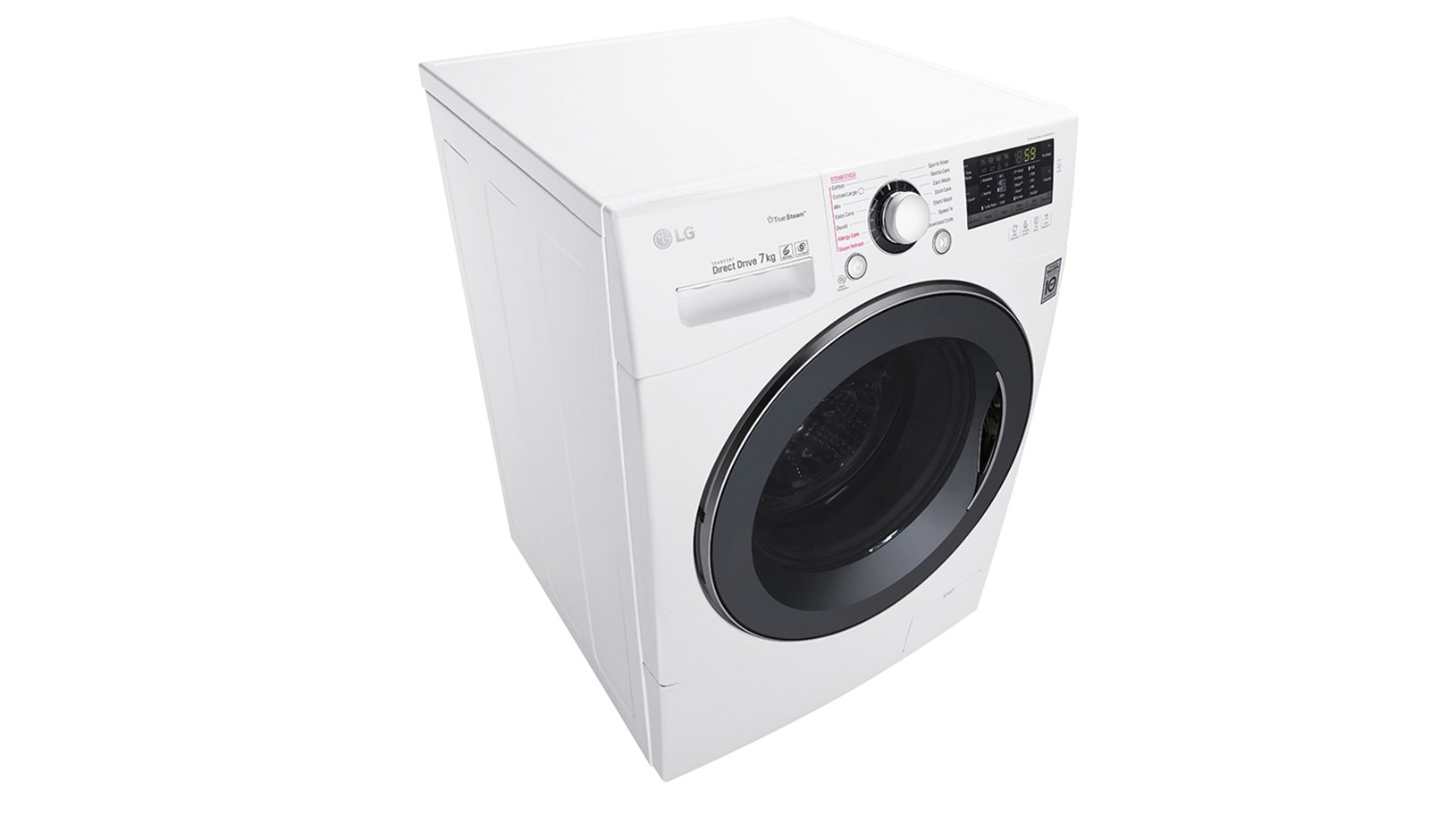 LG Lavatrice Slim TurboWash™ 7 Kg Oblò Silver, FH2A8HDS2