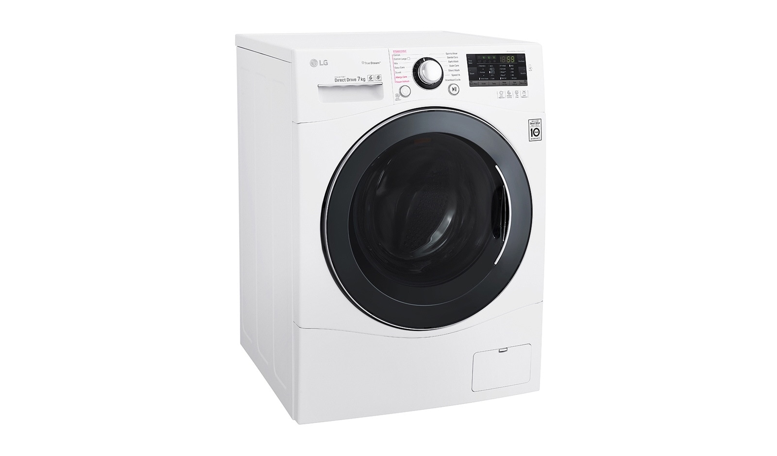 LG Lavatrice Slim TurboWash™ 7 Kg Oblò Silver, FH2A8HDS2