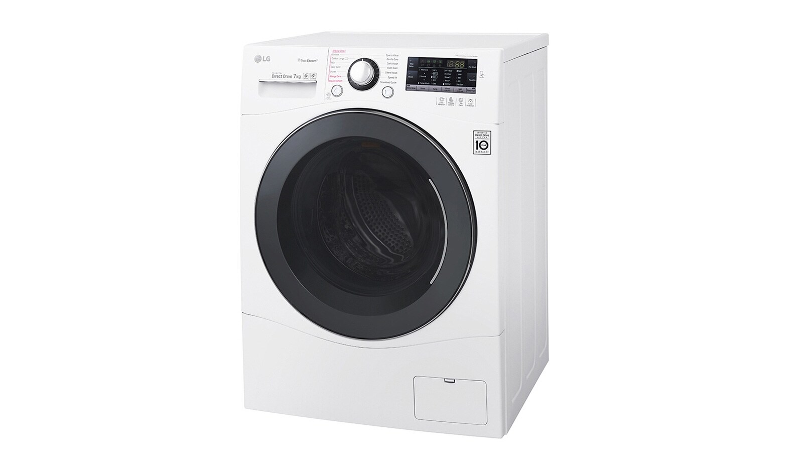 LG Lavatrice Slim TurboWash™ 7 Kg Oblò Silver, FH2A8HDS2