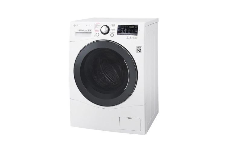 LG Lavatrice Slim TurboWash™ 7 Kg Oblò Silver, FH2A8HDS2