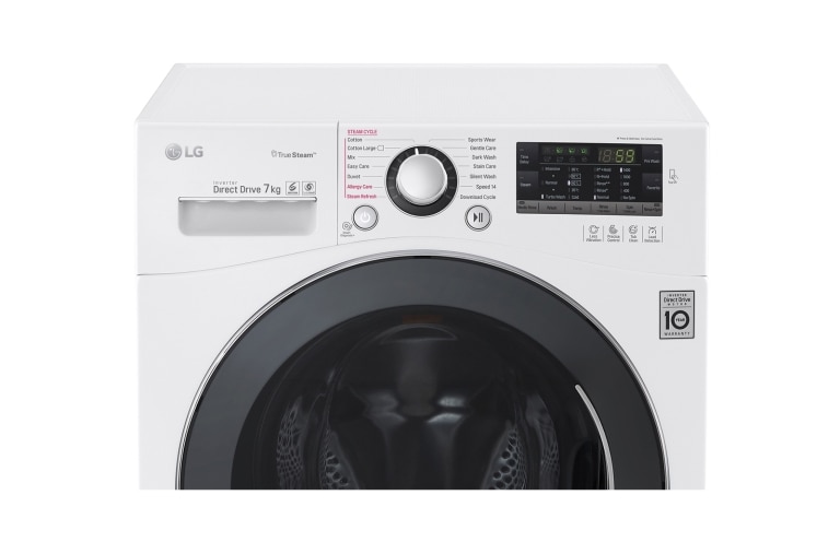 LG Lavatrice Slim TurboWash™ 7 Kg Oblò Silver, FH2A8HDS2