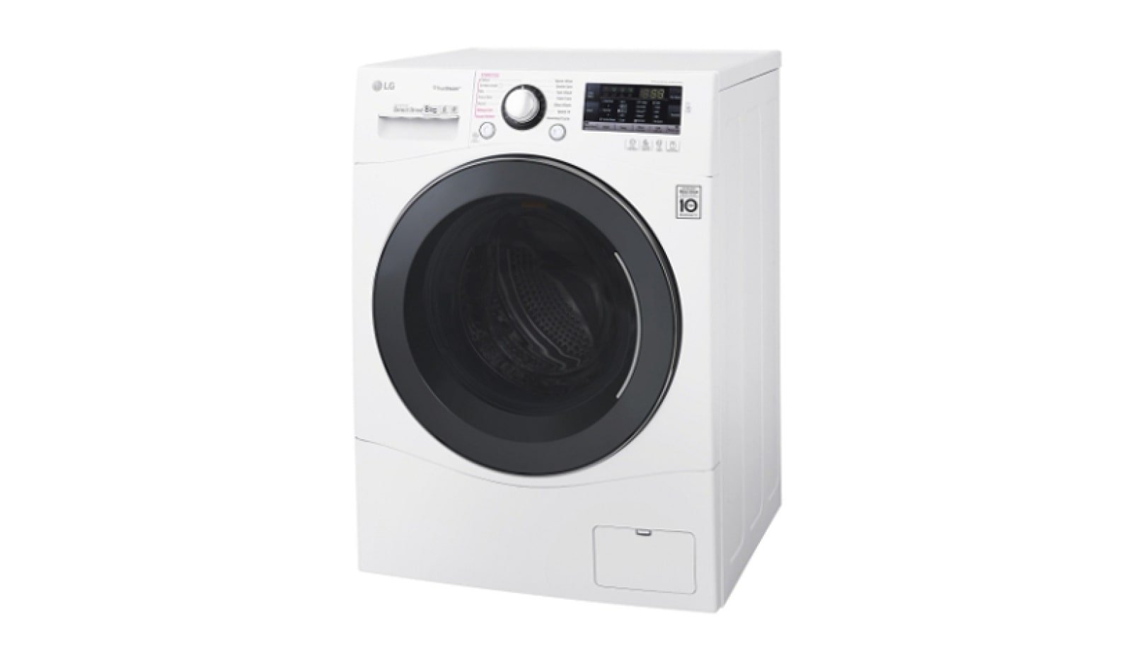 LG Lavatrice TurboWash™ 8 Kg Lavaggio a vapore Oblò Silver, FH2A8TDS2