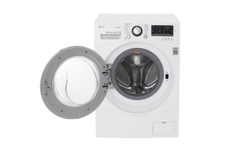 LG Lavatrice TurboWash™ 8 Kg Lavaggio a vapore Oblò Silver, FH2A8TDS2