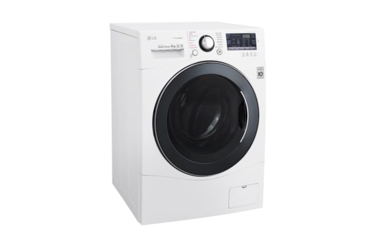 LG Lavatrice TurboWash™ 8 Kg Lavaggio a vapore Oblò Silver, FH2A8TDS2