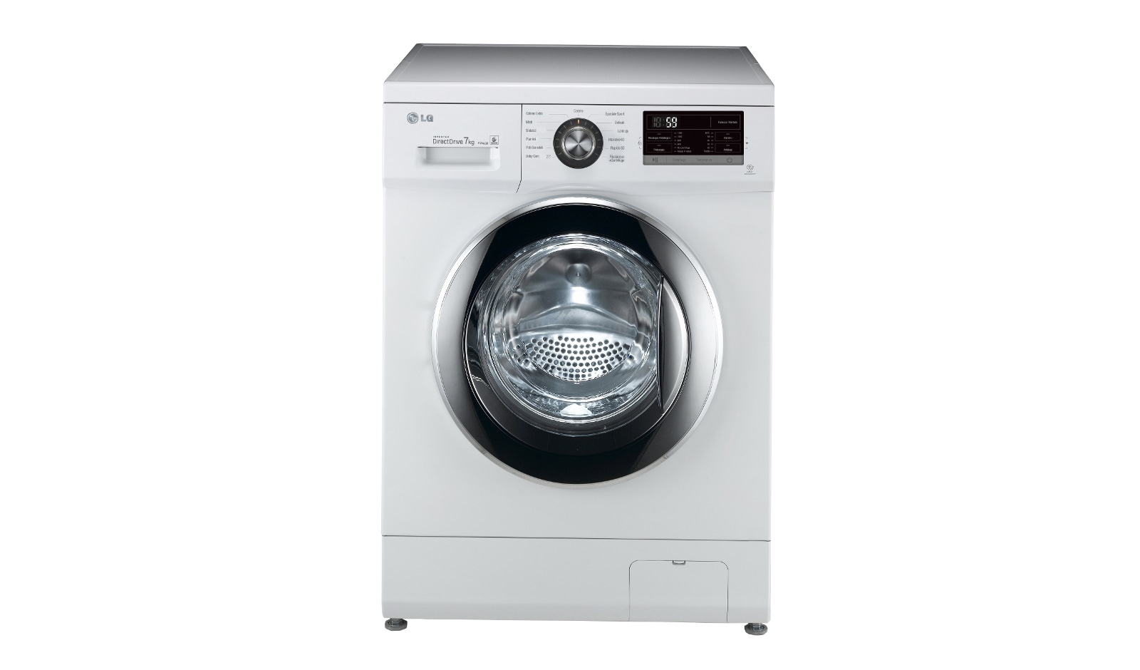 LG Lavatrice 7 Kg Oblò Cromato, FH2G6QDN2