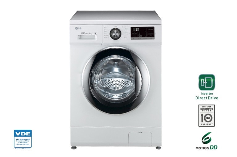 LG Lavatrice 7 Kg Oblò Cromato, FH2G6QDN2