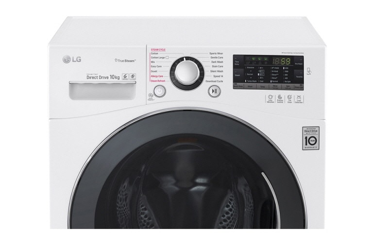 LG Lavatrice TurboWash™ 10 Kg Lavaggio a vapore Oblò Silver, FH4A8JDS2