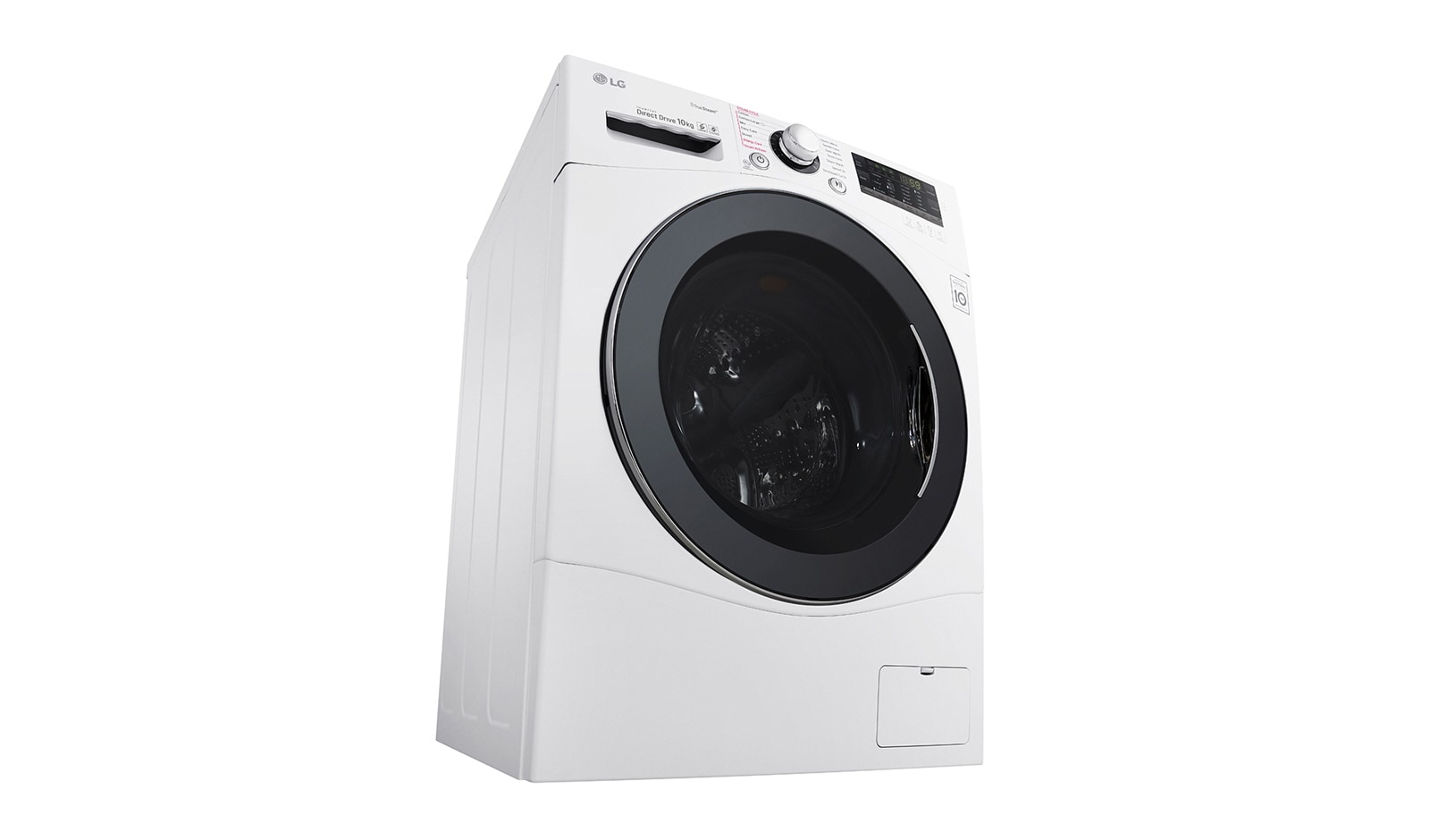 LG Lavatrice TurboWash™ 10 Kg Lavaggio a vapore Oblò Silver, FH4A8JDS2