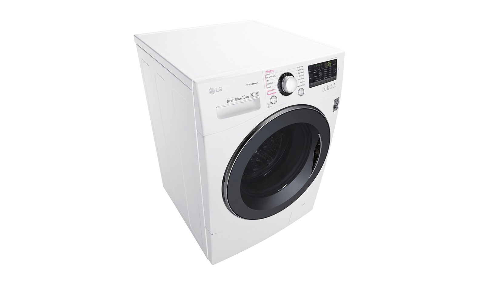 LG Lavatrice TurboWash™ 10 Kg Lavaggio a vapore Oblò Silver, FH4A8JDS2