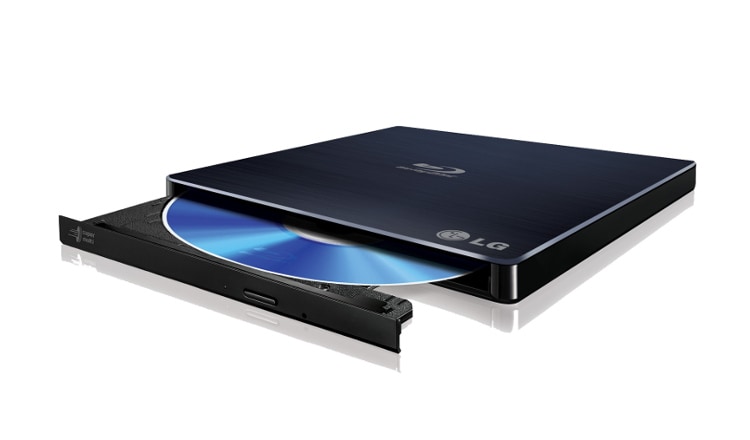 LG Masterizzatore Esterno Blu-ray 3D Supporto M-Disc Mac Compatibile Colore Nero, BP55EB40