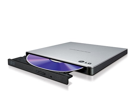 LG Masterizzatore Esterno DVD Supporto M-Disc Mac Compatibile Colore Argento, GP57ES40