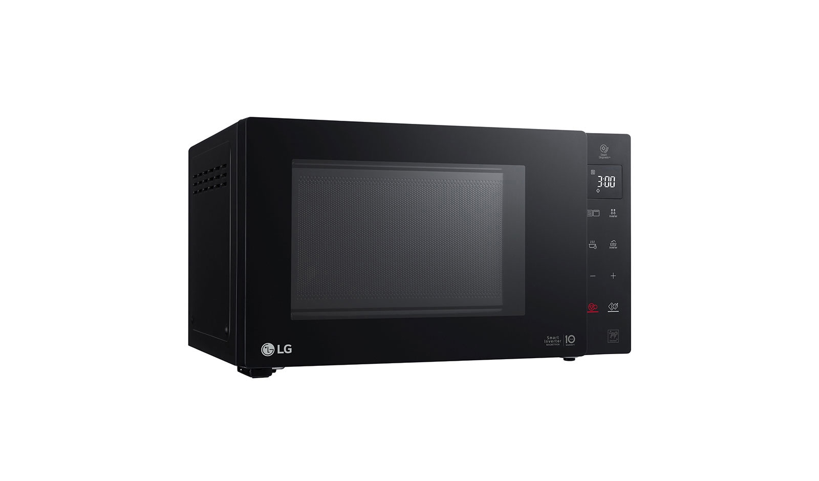 LG Microonde 23 litri, potenza 1000W | Grill, Smart Inverter, Nero, MH6336GIB