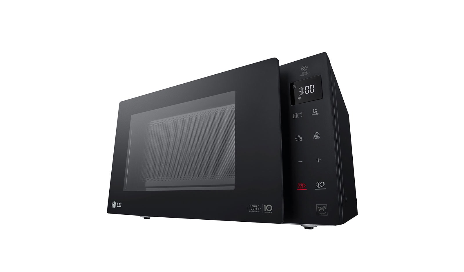 LG Microonde 23 litri, potenza 1000W | Grill, Smart Inverter, Nero, MH6336GIB