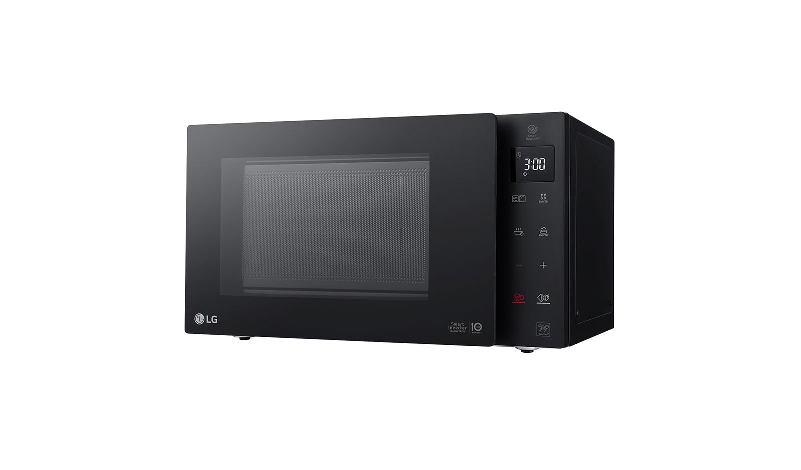 LG Microonde 23 litri, potenza 1000W | Grill, Smart Inverter, Nero, MH6336GIB