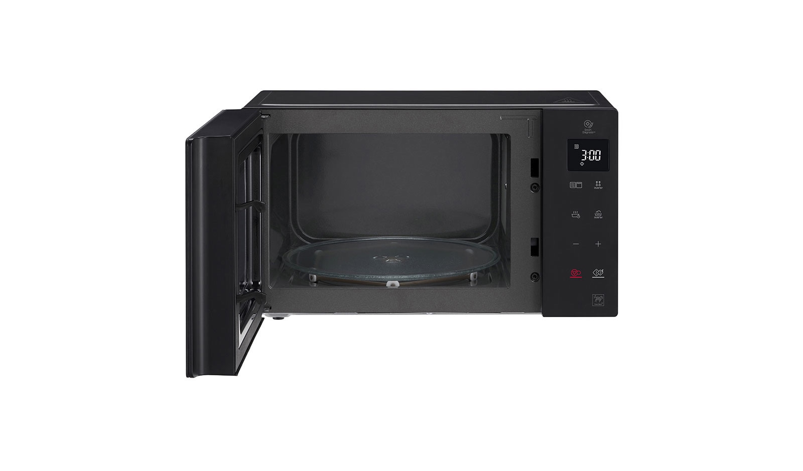 LG Microonde 23 litri, potenza 1000W | Grill, Smart Inverter, Nero, MH6336GIB