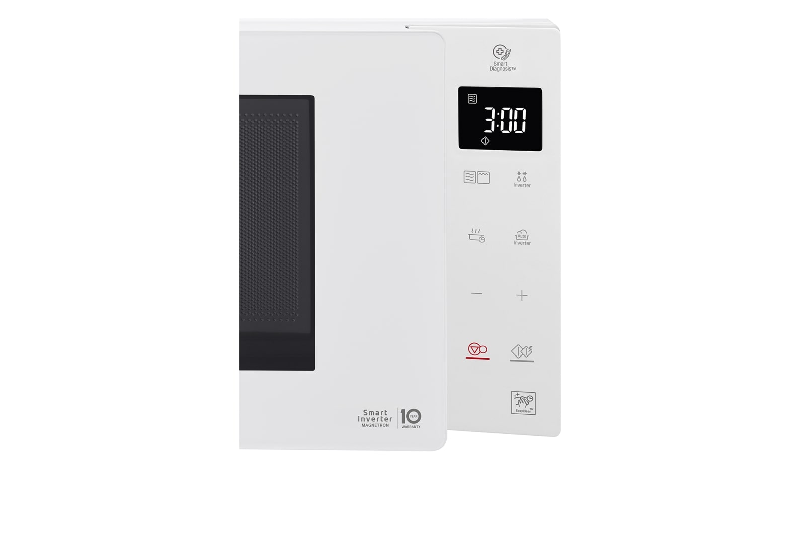 LG Microonde 23 litri, potenza 1000W | Grill, Smart Inverter, Bianco, MH6336GIH