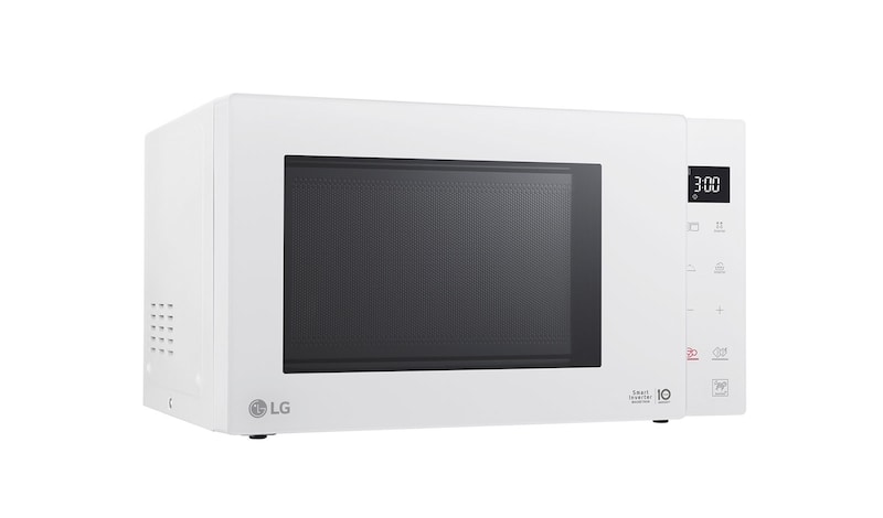LG Microonde 25 litri, potenza 1000W | Cottura a vapore, Smart Inverter, Bianco, MH6535GDH