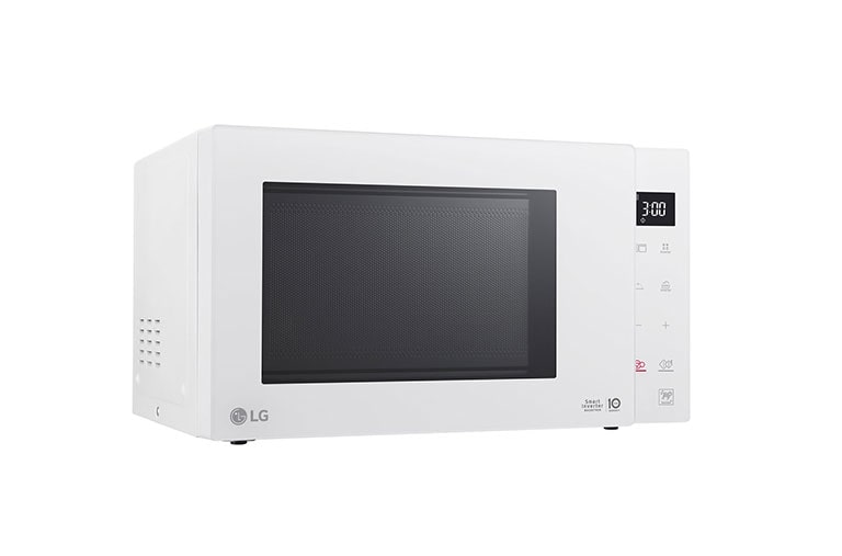 LG Microonde 25 litri, potenza 1000W | Cottura a vapore, Smart Inverter, Bianco, MH6535GDH