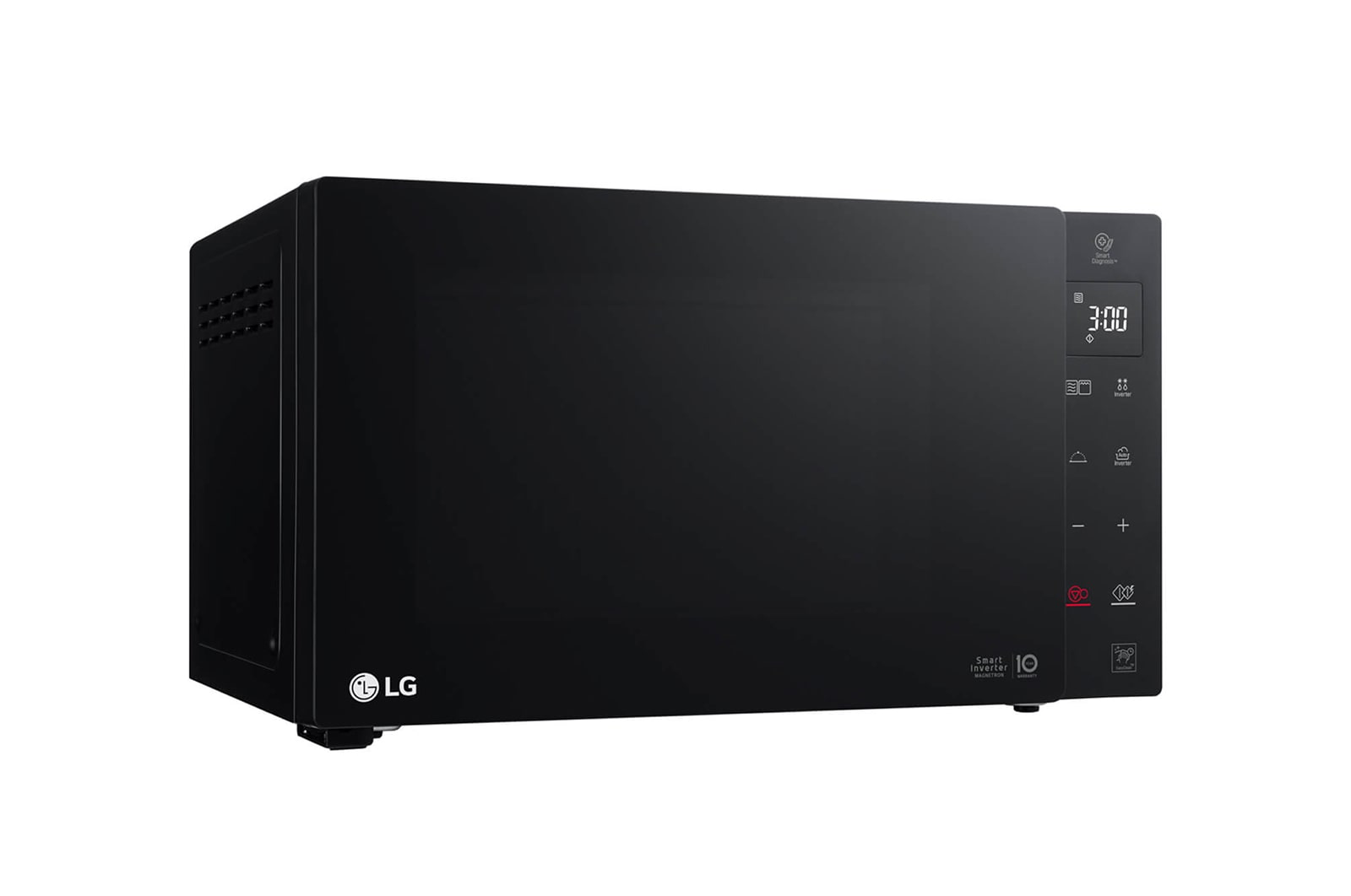 LG Microonde 25 litri, potenza 1000W | Cottura a vapore, Smart Inverter, Nero, MH6535GDS