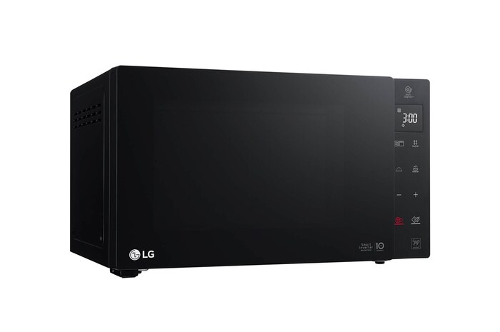 LG Mikrowelle Schwarz (25 L, 1.000 Watt) mit Quarzgrill, Smart Inverter Technologie & EasyClean | MH6535GDS, MH6535GDS