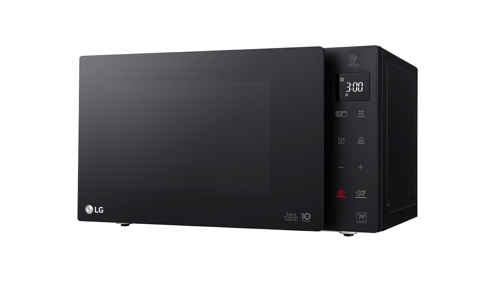 LG Microonde 25 litri, potenza 1000W | Grill, Smart Inverter, Nero, MH6535GIB